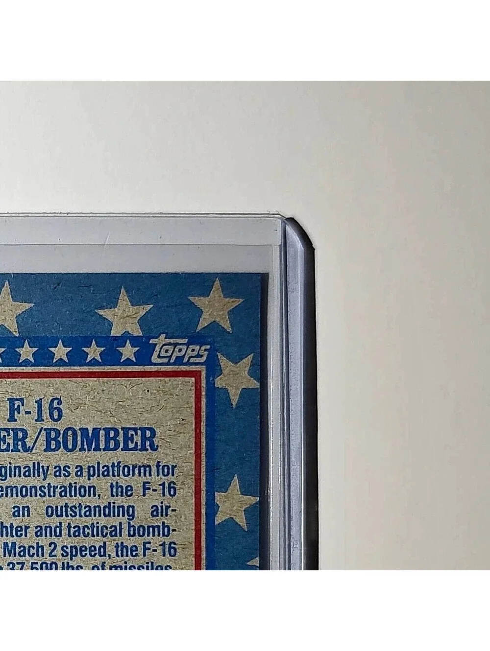 F-16 Fighter/Bomber 1991 Topps Desert Storm #108 Card